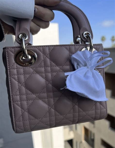 mini cannage lambskin bag